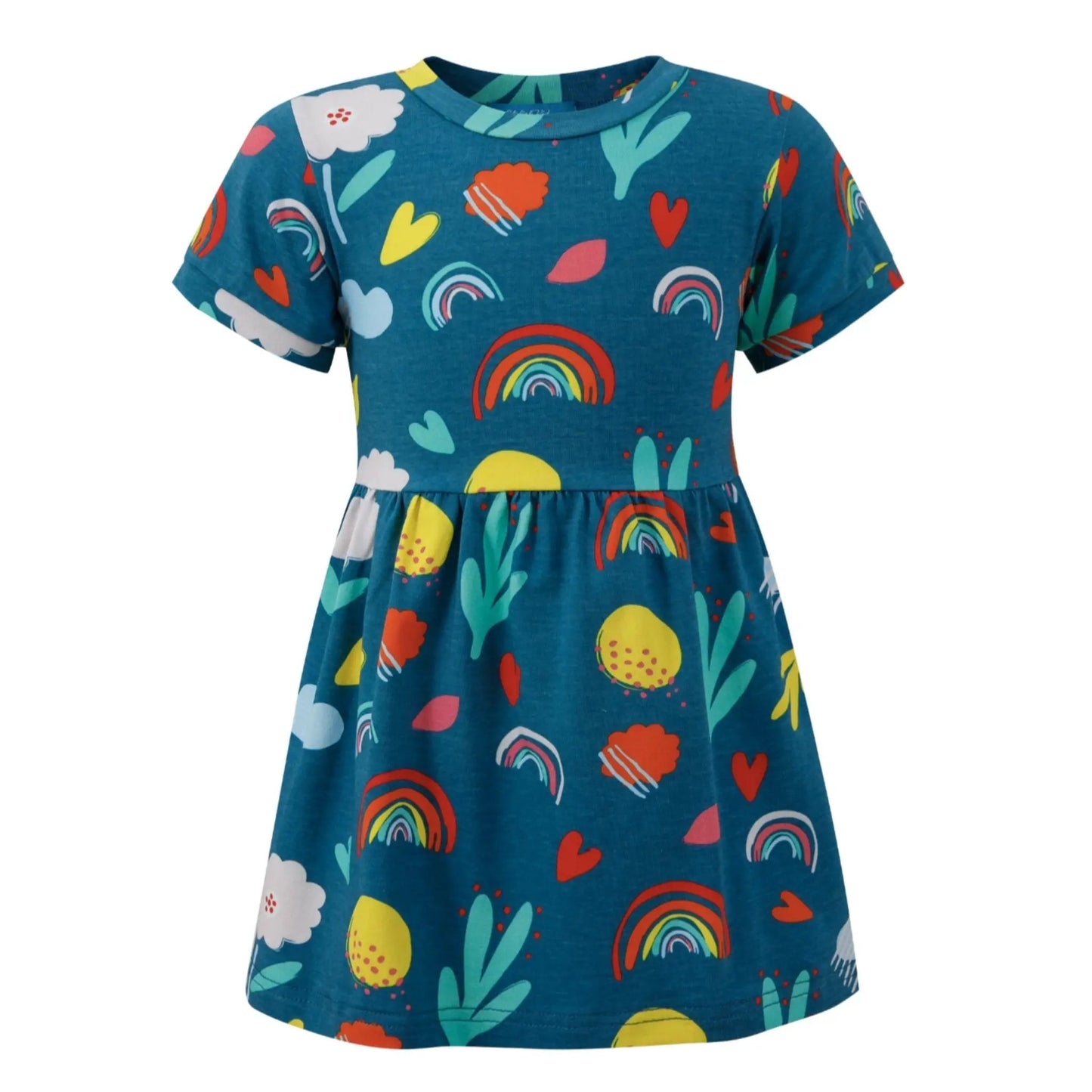 Sophie Cotton Colourful Spring Dress by Stylish Mum