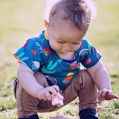 Sophie Kid Cotton T-Shirt Top | Unisex Toddler by Stylish Mum