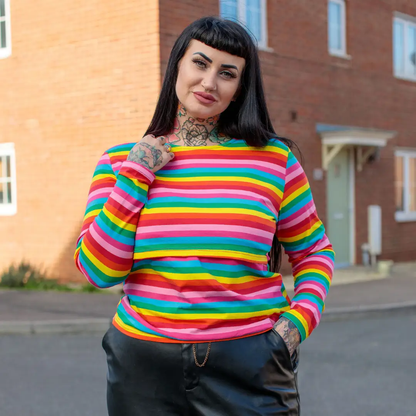 Roxy Rainbow Breastfeeding Top by Stylish Mum