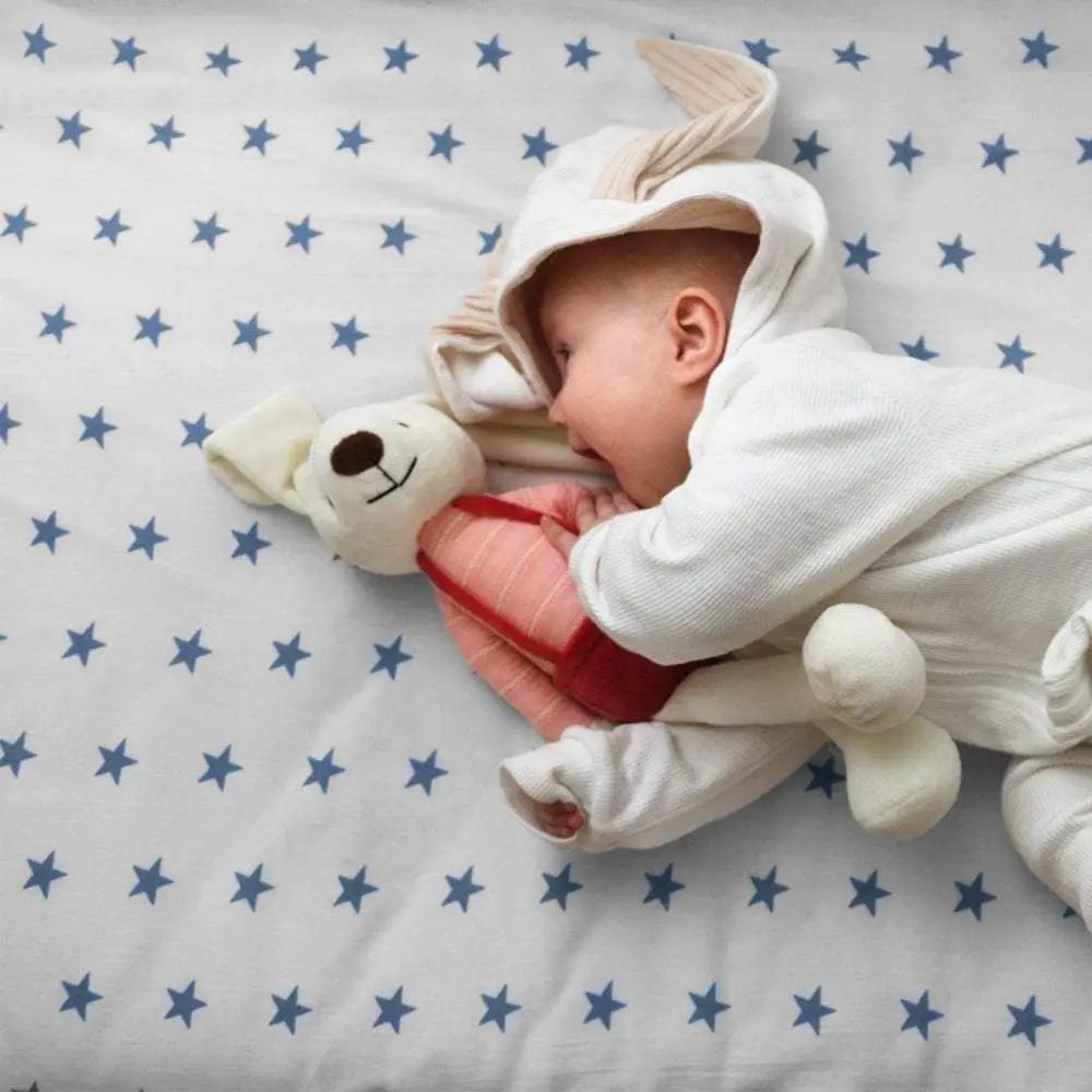 Toddler / Junior Fitted Sheet 100% Cotton 140x70cm - Pack Of 2 by For Your Little One