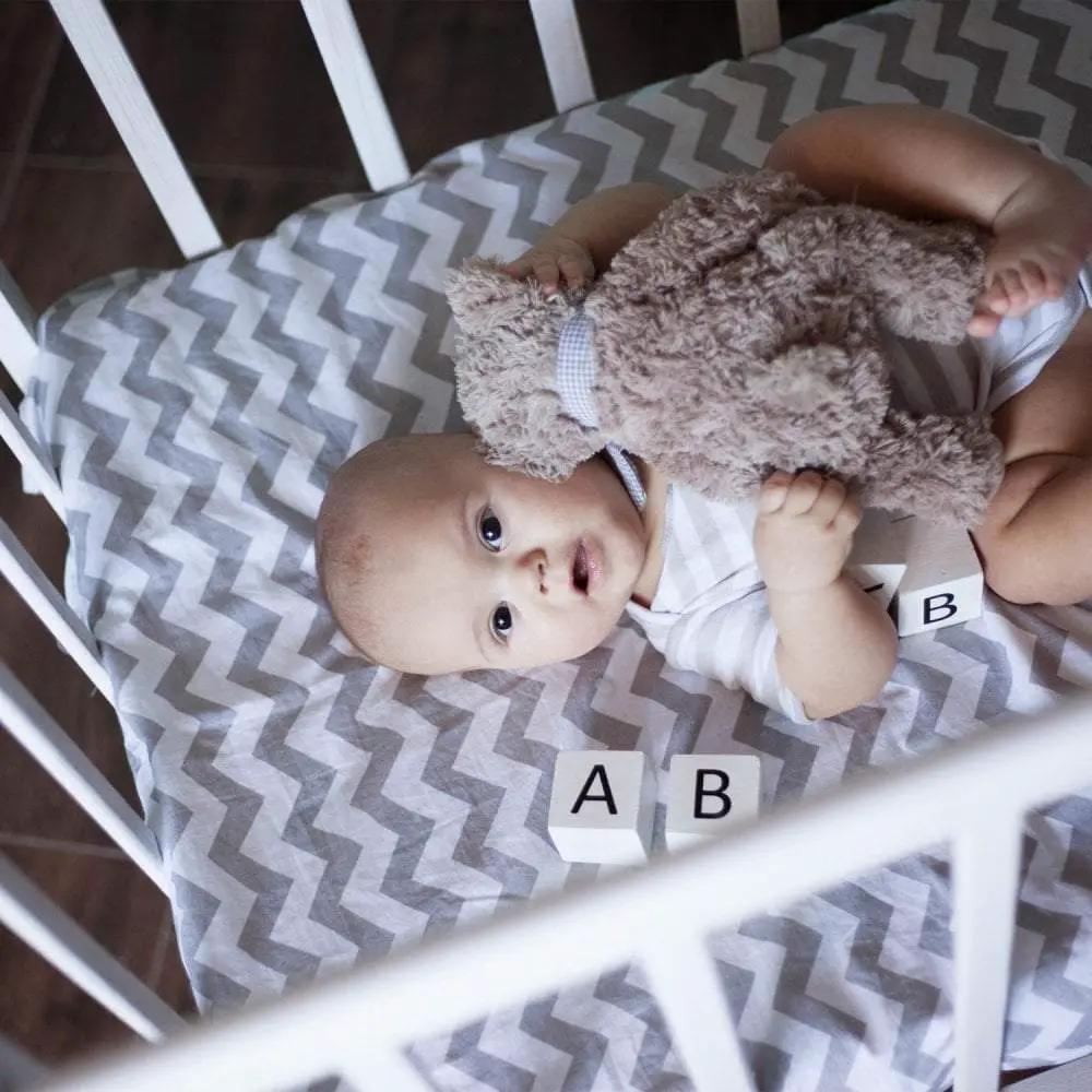 Toddler / Junior Fitted Sheet 100% Cotton 140x70cm - Pack Of 2 by For Your Little One