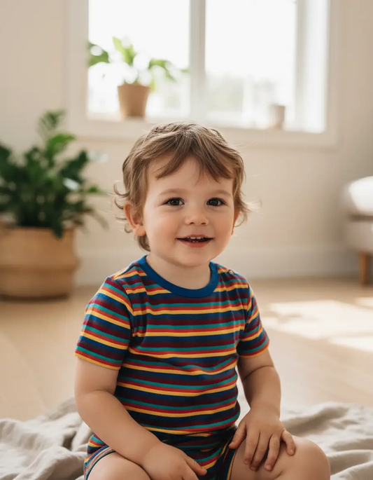 Hazel Stylish Kid Cotton T-shirt Top by Stylish Mum