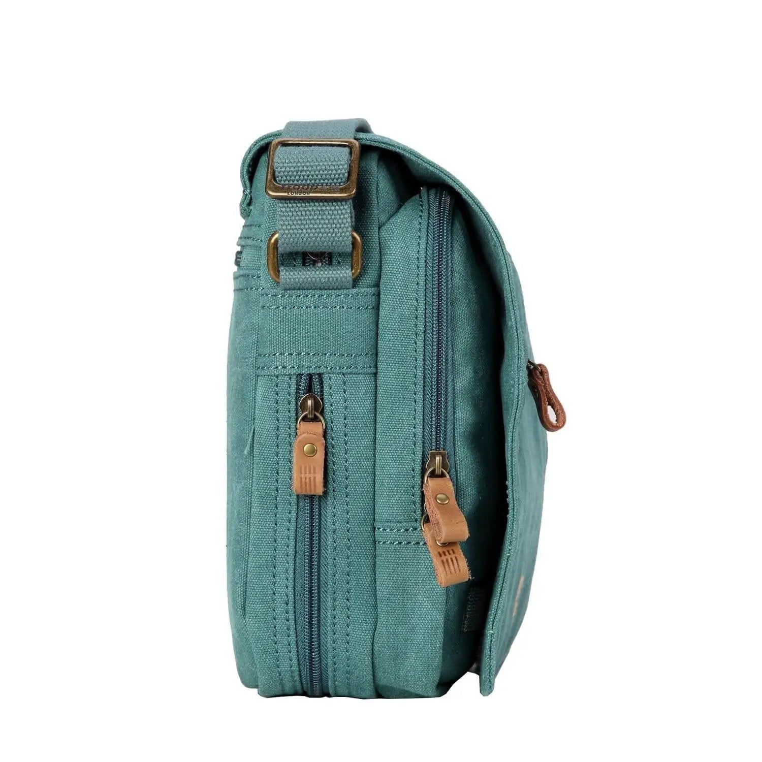 Canvas Flap Across Body Bag with Shoulder Pad | TRP0238 by Troop London