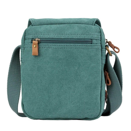 Canvas Flap Across Body Bag | TRP0239 by Troop London