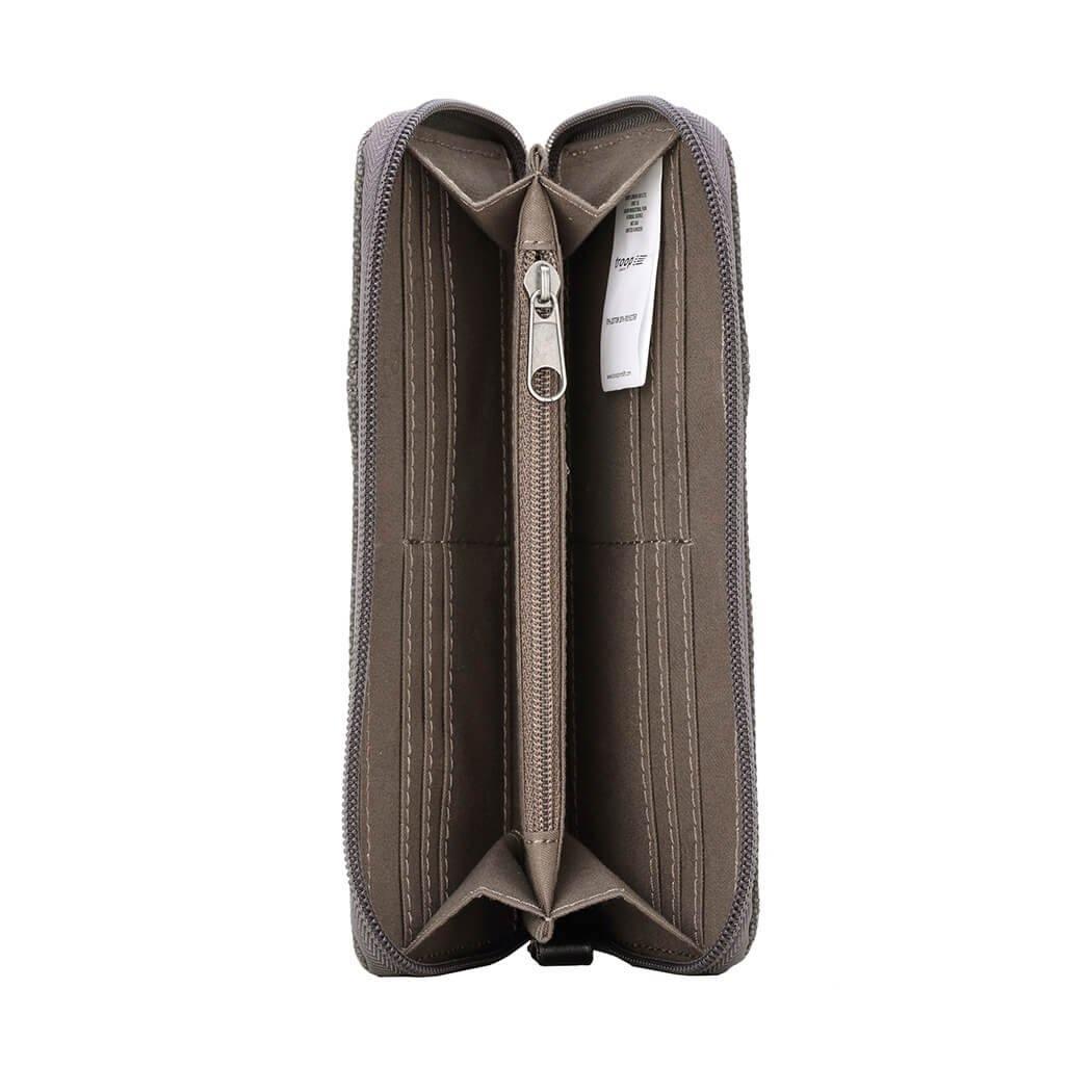 Canvas Zip Around Wallet Purse TRP0501