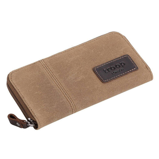 Canvas Zip Around Wallet Purse TRP0501