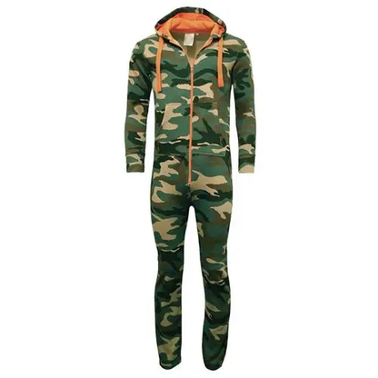 Adults Unisex Woodland Camouflage Onesie by Urban Road