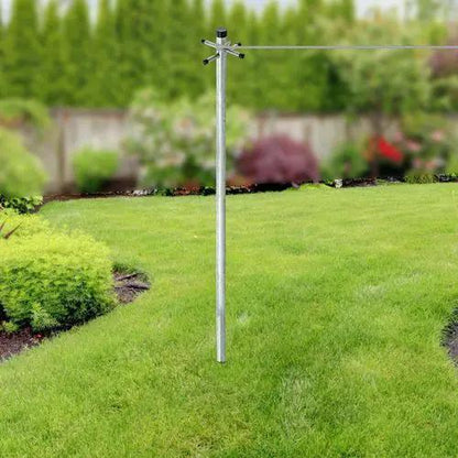 Heavy Duty Galvanised Clothes Pole by Un-Branded