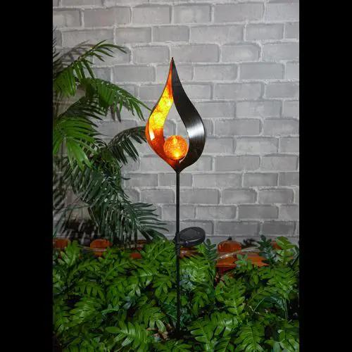 Flame Globe Solar Stake Light by Avilo