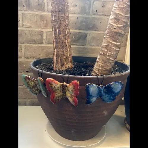 Butterfly Planter Decoration  Set of 3 by Avilo