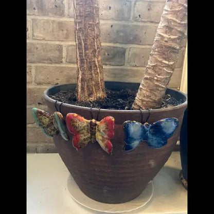Butterfly Planter Decoration  Set of 3 by Avilo