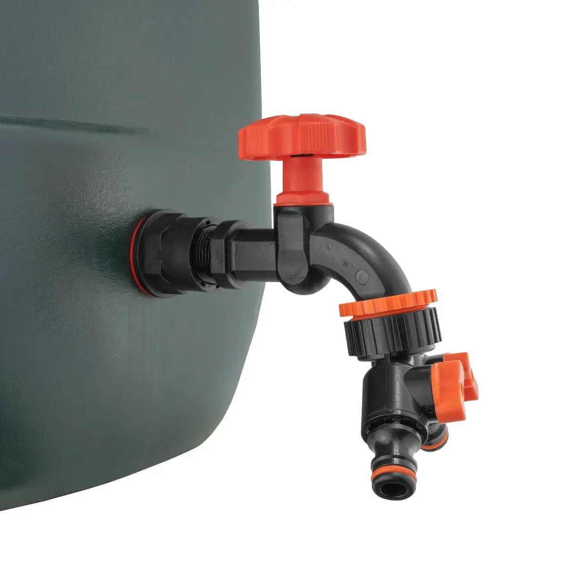 Water Butts Kit 3/4" PP Black Tap and Tap Splitter by AP Supplies