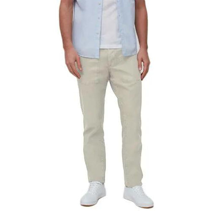 Mens Straight Fit Linen Blend Trousers by Ek Wholesale