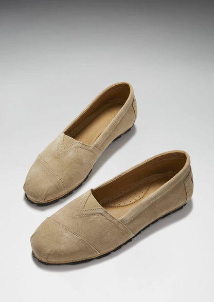 Women's Chukka Espadrilles, taupe suede by Hugs & Co.