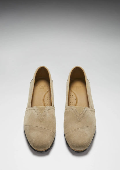 Women's Chukka Espadrilles, taupe suede by Hugs & Co.