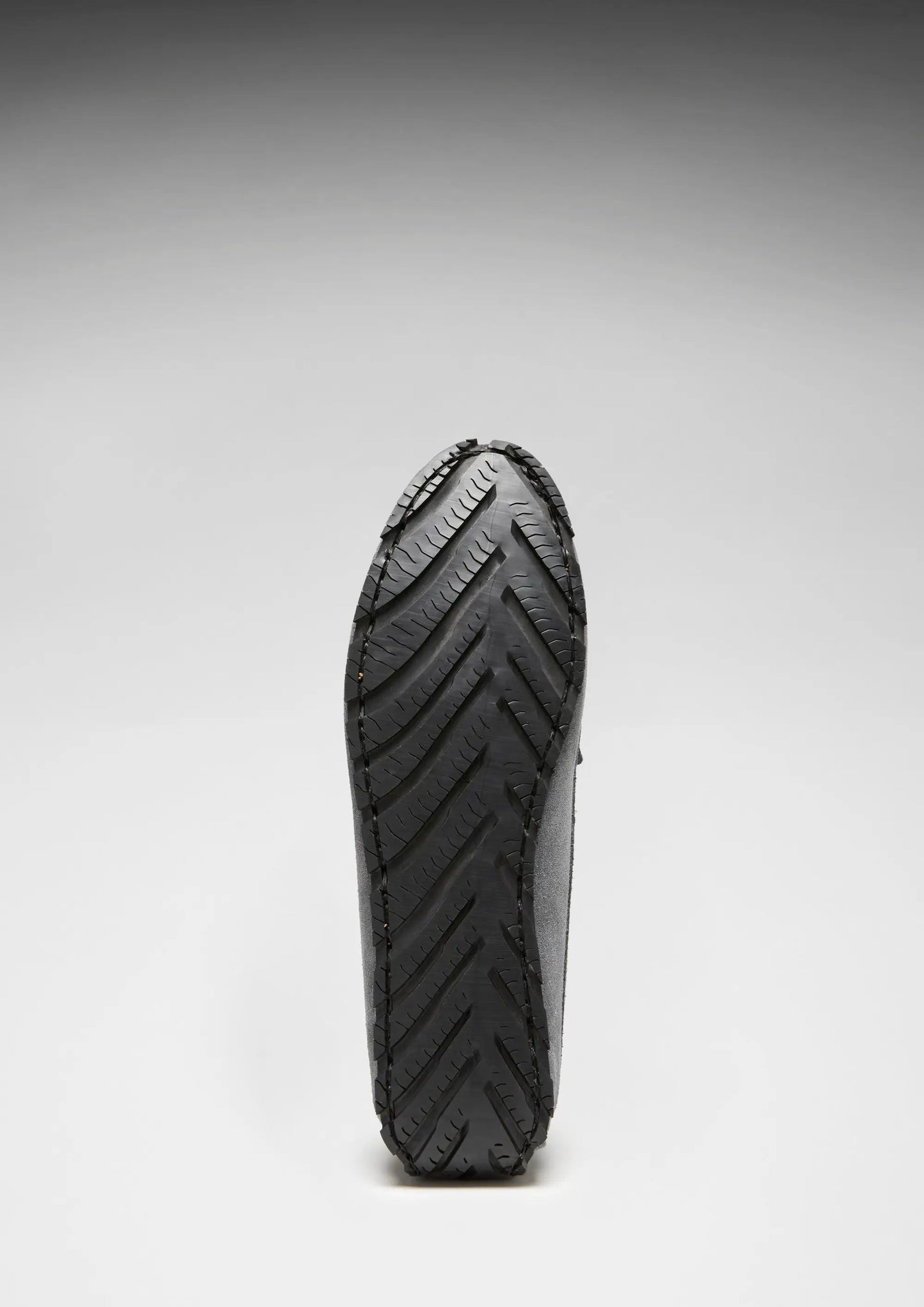 Women's Tyre Sole Penny Loafers, slate grey suede by Hugs & Co.