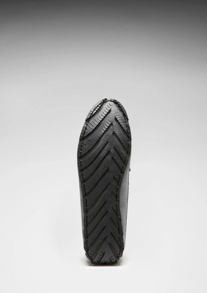 Women's Tyre Sole Penny Loafers, slate grey suede by Hugs & Co.