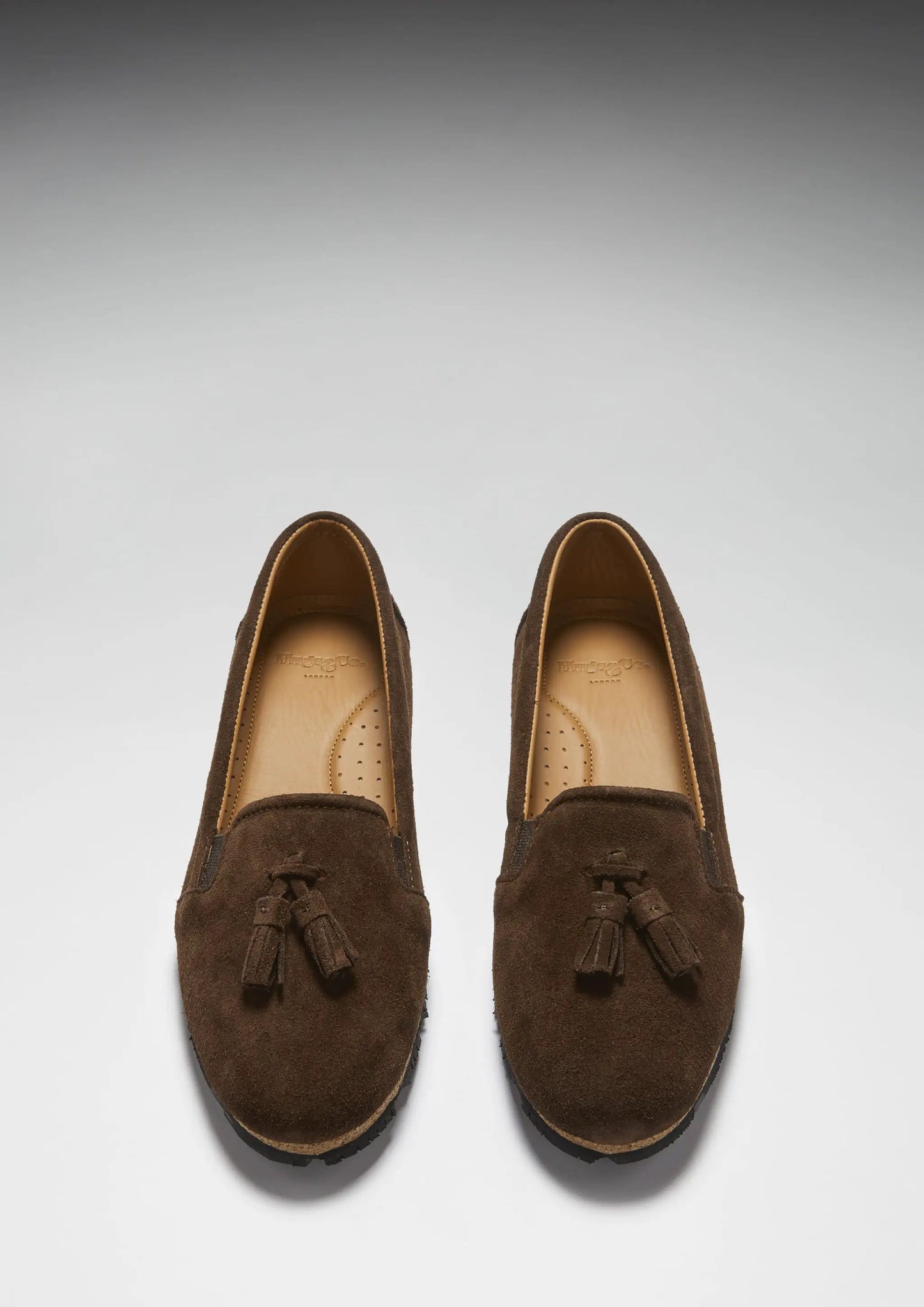 Women's Tasselled Espadrilles, brown suede by Hugs & Co.