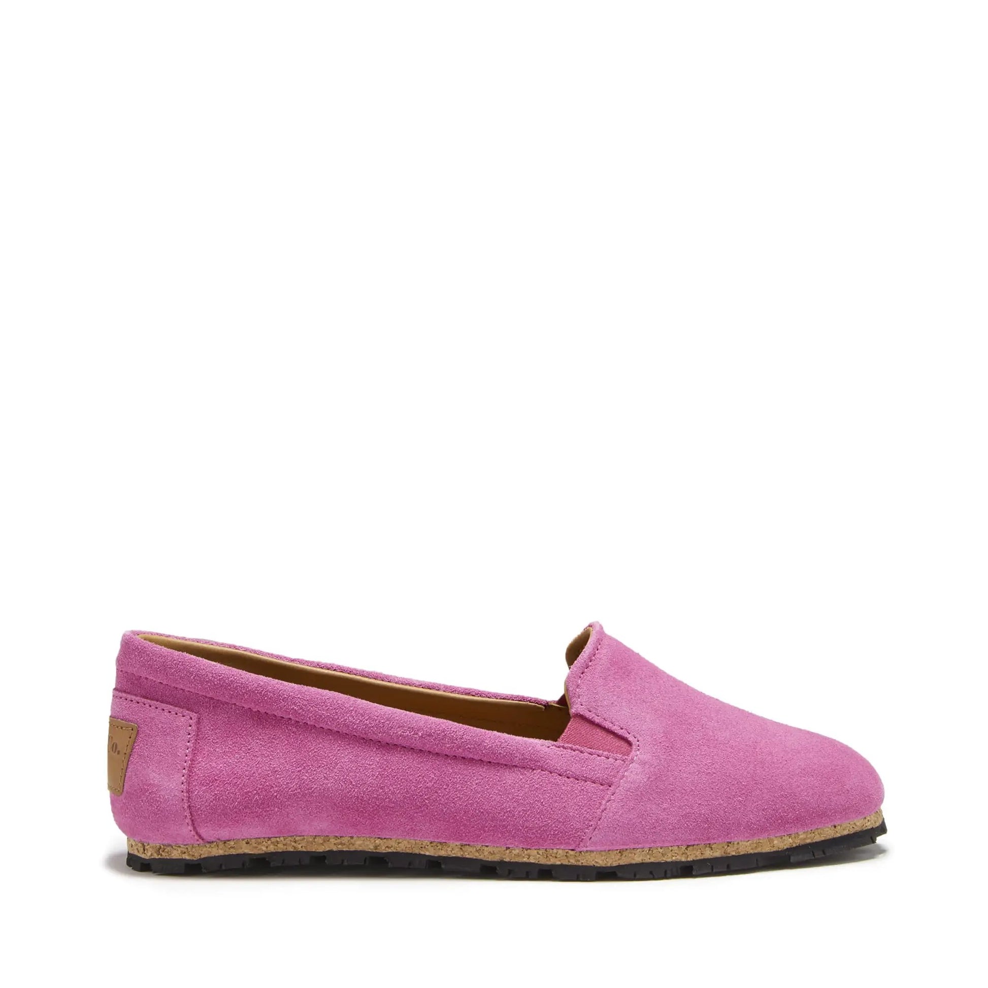 Women's Continental Espadrilles, candy pink suede by Hugs & Co.