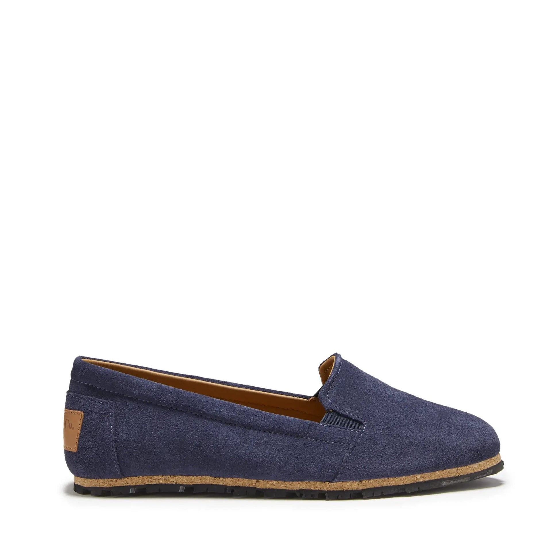Women's Continental Espadrilles, navy blue suede by Hugs & Co.