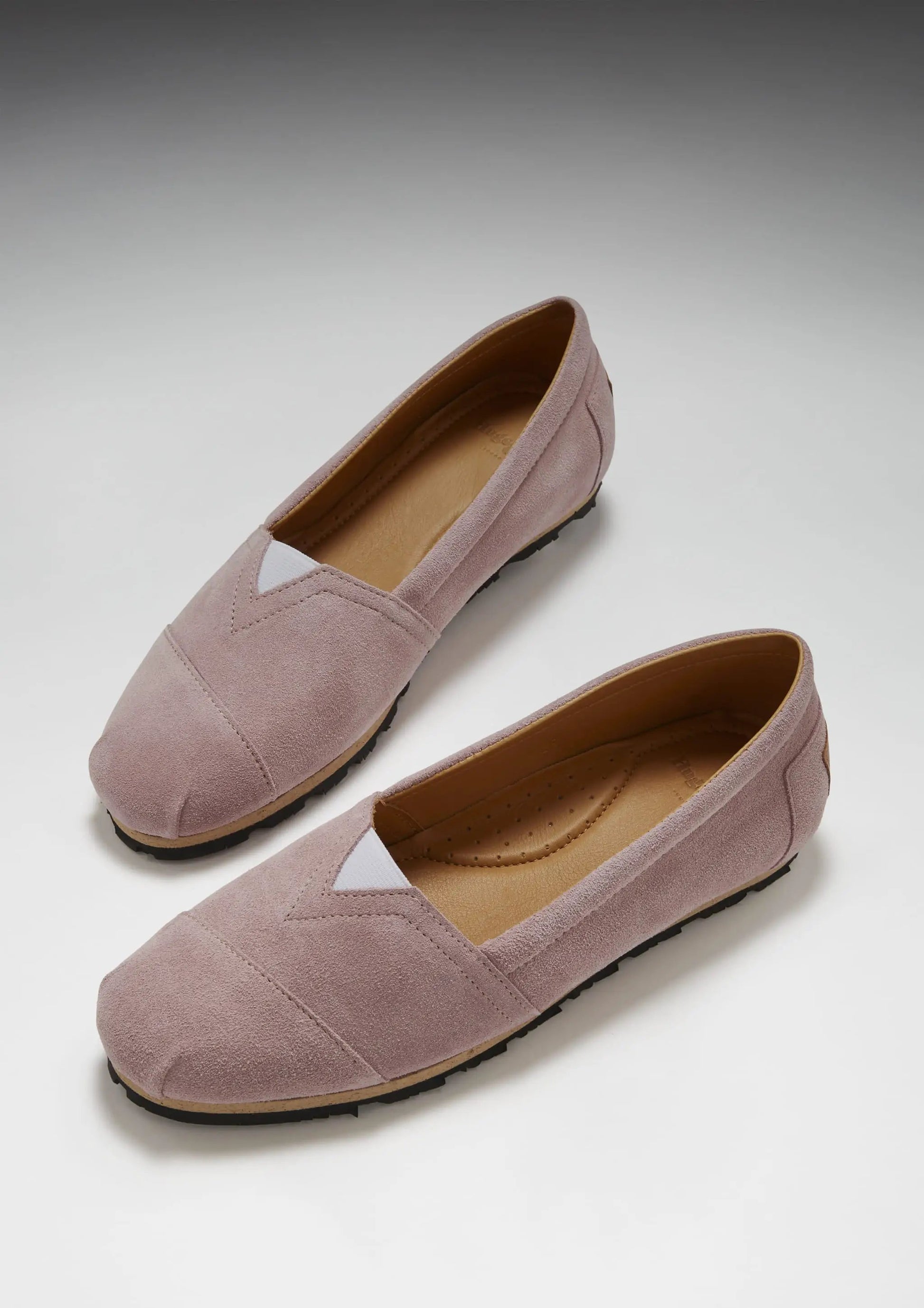 Women's Chukka Espadrilles, powder pink suede by Hugs & Co.